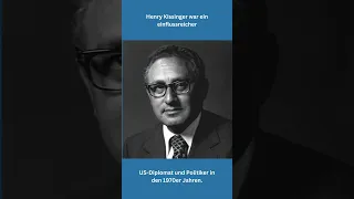 Wer war Henry Kissinger? (explain it simple - Erklärvideo)