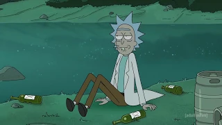 Rick listens to Future - Mask off (Rick and Morty)