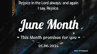 June Month Bible Promise 2024 || 01.06.2024 📖 Bible Blessings || TPM Hymns || VOP 🕊️ Gospel Message