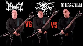 Mayhem VS Darkthrone VS Burzum (Guitar Riffs Battle)