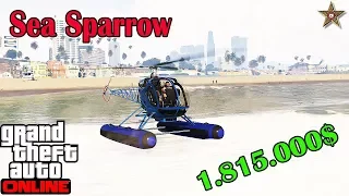 GTA ONLINE - SEA SPARROW НОВЫЙ БОЕВОЙ ВЕРТОЛЕТ (ТЮНИНГ И ОБЗОР)