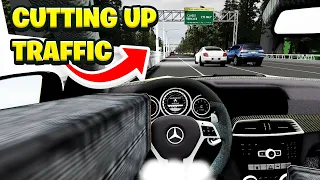 I CUT UP IN TRAFFIC ON ROBLOX!!! | ROBLOX - Project Assetto