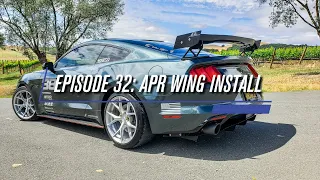 Episode 32: APR Spec s550 Wing. How to install a race wing.