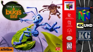 A Bug's Life [N64] 100% Gameplay Walkthrough FULL GAME [4K60ᶠᵖˢ UHD🔴]