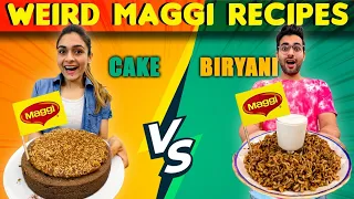 We Tried The WEIRDEST Maggi Recipies || Don't Try This At Home Before Watching 😂
