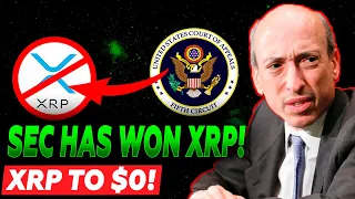 Big News! JUDGE Confirmed SEC's Victory Over XRP! Xrp To $0! (Xrp News Today!