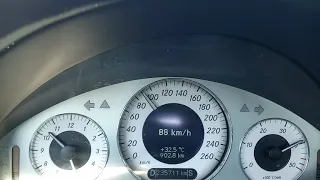 Mercedes w211 E320 CDI 100-200 acceleration