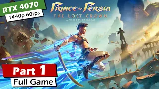 PRINCE OF PERSIA THE LOST CROWN Bosses 1 to 4 Walkthrough Gameplay Part 1 PC 4070 ULTRA (FULL GAME)