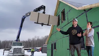 Hope This WORKS! Our Biggest Delivery at Our OFF-GRID House Build