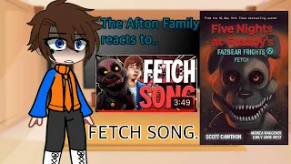 The Afton Family reacts to Fetch song. [] Fazbear Frights. [] FNAF. [] Remake. [] Gacha Club.