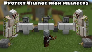 How To Protect Our Village From Raid |Minecraft |Aadi Gaming