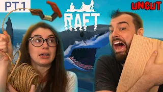 Husband + Wife try RAFT for the first time! (pt.1 uncut)
