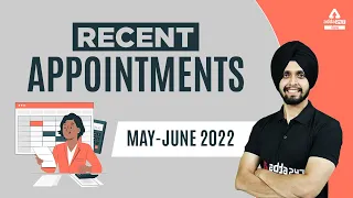 Recent Appointments 2022 | May To June Appointments | Current Affairs By Gagan Sir