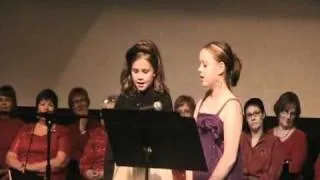 Olivia & Abigail O Come Holy Savior Duet Christmas 2010 2010 12 03 22 56 01