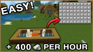 Easy 1.20 Iron Farm for Minecraft Bedrock!! (NEW - Design)