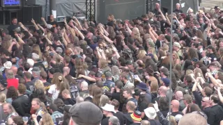 Ross The Boss crowd @ Rock Hard Festival 2017 (Metal Daze - Manowar)