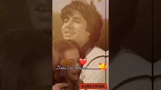 Dekha Ek Khwab❣️😍| Silsila | Amitabh Bachchan, Rekha | Kishore Kumar, Lata Mangeshkar, Shiv-Hari