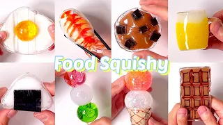 DIY Food 🍳🍙🍦🍪🍡🍣🍺🍫 Squishy with Nano Tape Series! 🔴Part1🔴