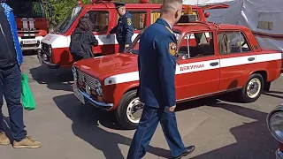 Празднование 140-й годовщины Московской пожарной- спасательной части №12