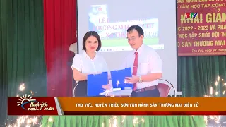 Xã Thọ Vực, huyện Triệu Sơn vận hành sàn thương mại điện tử | PTTH Thanh Hóa