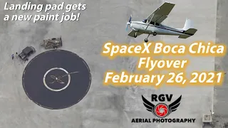 SpaceX Boca Chica & Starship SN10 Flyover, February 26, 2021