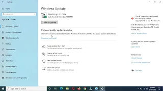 Windows 10 Cumulative Update For Version 21H2 x64 Based Systems - Bit Good!