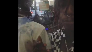 Famous dex 🍃🍃⛽smoking loud inside 7/11 worker and costumer