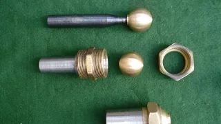 Easy To Make Ball Turning Fixture Using Brass Plumbing Couplings