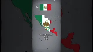 Evolution of Mexico 🇲🇽 Pt 7 #shorts #history #geography #map #viral