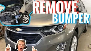 How To EASILY Remove 2018-23 Chevy Equinox Front Bumper in 5 MINUTES! EFFORTLESS Step by Step Guide