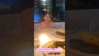 Kim Chiu and Raine present sa intimate birthday celebration/dinner ng lola ni Xian.❤️#kimxi