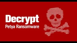 How to decrypt petya ransomware