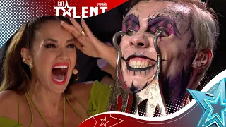 Auzzy Blood, lo más desagradable del CIRCO de los HORRORES | Audiciones 4 | Got Talent España 2023