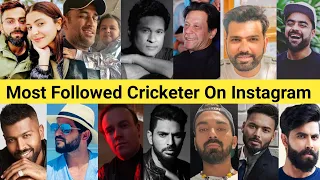 Most Followed Cricketer On Instagram 📺 Top 25 Cricketer 🏏 #shorts #viratkohli #msdhoni