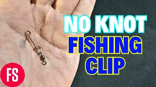 How To Make a No Knot Clip | Fishing | Fishing Video | DIY Fishing Tackle | Homemade Fishing Tackle