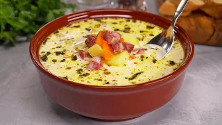 Быстрый и вкусный КАРТОФЕЛЬНЫЙ СУП ПО-ПОЛЬСКИ. Захочется приготовить еще. Рецепт от Всегда Вкусно!