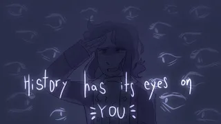 History has its eyes on you || Hamilton animatic || TW: blood, many eyes, flashing lights