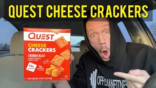 How Do They Compare To A Cheez-It? | Quest Nutrition Cheese Crackers REVIEW