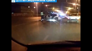 На Свердловском тракте в Челябинске столкнулись две легковушки | 74.ru