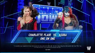 WWE Smackdown| Charlotte Flair vs Asuka WWE2K24