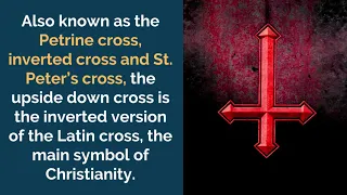 Upside Down Cross Meaning And Symbolism