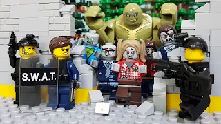 LEGO Zombie Apocalypse Stop Motion Zombie Hunter S3 Part7 Zombie vs SWAT 레고 좀비 아포칼립스 스톱모션 좀비헌터 S3 7편