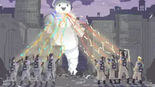 Ghostbusters Theme Tribute - 8-bits Version w/ Animated GIF