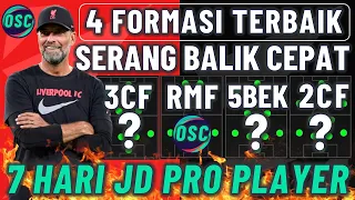 4 FORMASI TERBAIK SERANGAN BALIK CEPAT COUNTER ATTACK EFOOTBALL 2023 MOBILE