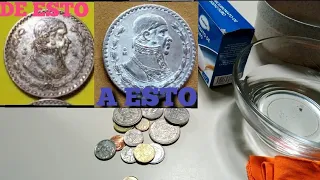 como LIMPIAR MONEDAS Antiguas facil y sin dañarlas plata y otros metales