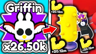 I Bought EXCLUSIVE GRIFFIN PET and BEAT Roblox Rowing Battle Simulator..