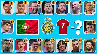 (Full 49) Guess the SONG, JERSEY, CLUB, and COUNTRY of football players,Ronaldo, Messi, Neymar