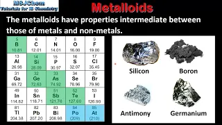 3.1 The metalloids (SL)