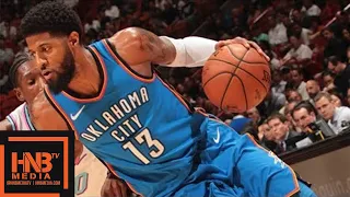 Oklahoma City Thunder vs Miami Heat Full Game Highlights / April 9 / 2017-18 NBA Season