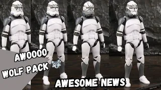 Black Series News! Clone Wars Wolf Pack Arrives! 🐺 Aliexpress Bootlegs! Wolf comes for Halloween!